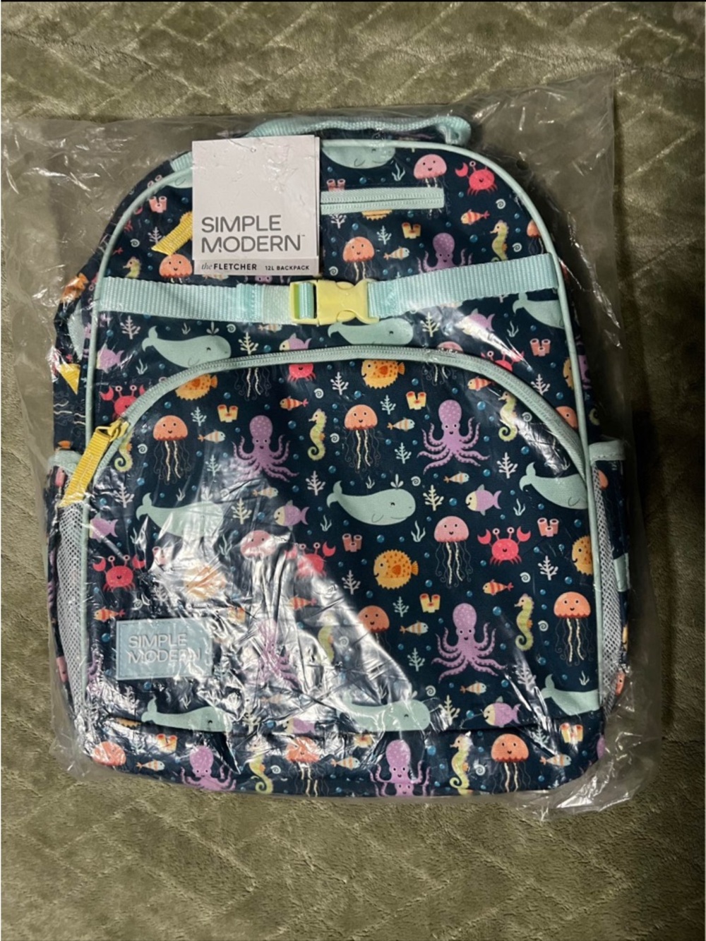 Simple Modern Kids' Ocean Crew Backpack in Navy